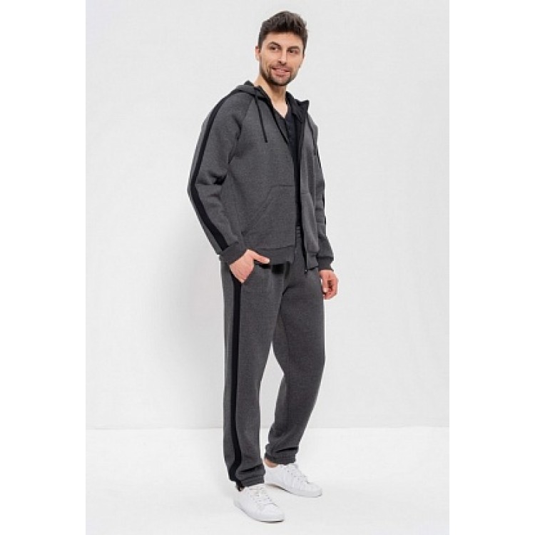 Костюм мужской спортивный 998 dark grey, Cleo