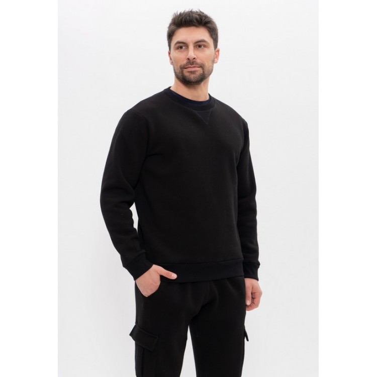 Спортивный мужской костюм с начесом 999 black, Cleo