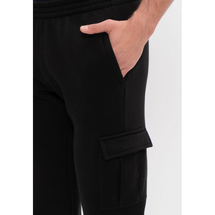Спортивный мужской костюм с начесом 999 black, Cleo