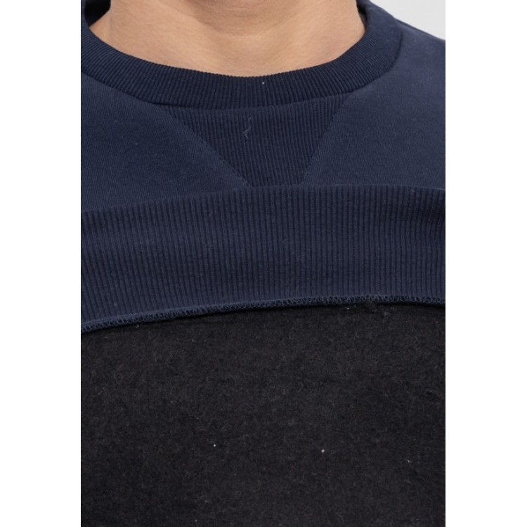 Спортивный мужской костюм с начесом 999 dark blue, Cleo