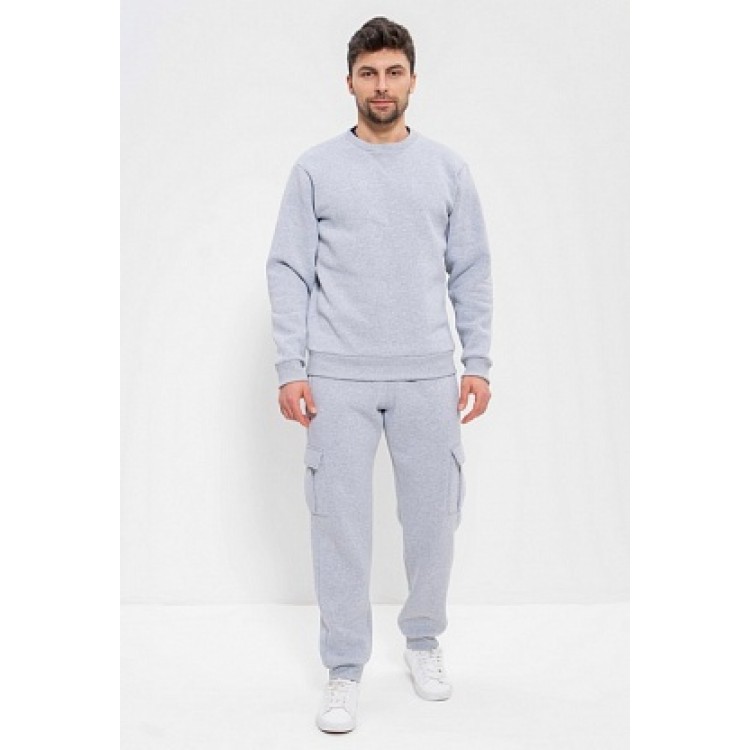 Спортивный мужской костюм с начесом 999 grey, Cleo