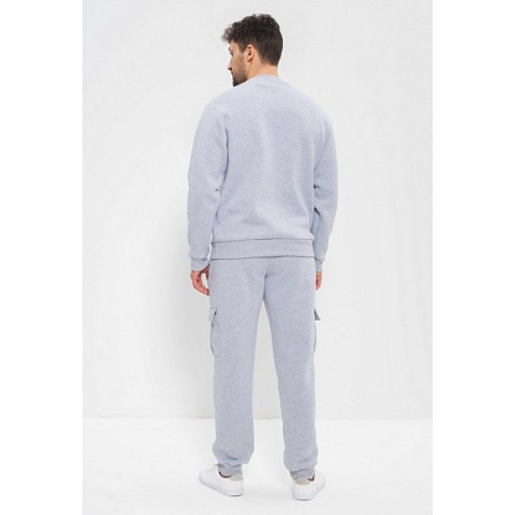 Спортивный мужской костюм с начесом 999 grey, Cleo