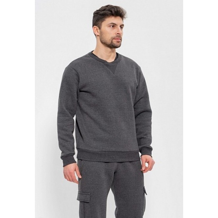 Спортивный мужской костюм с начесом 999 dark grey, Cleo