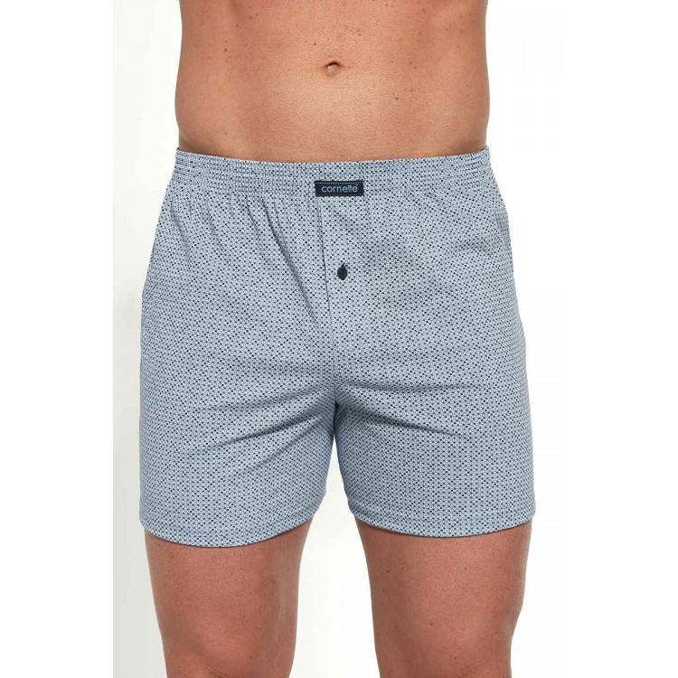 Трусы мужские боксеры 002/008-13 COMFORT серо-голубой, CORNETTE