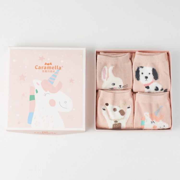 Набор детских носков (4 пары) C562584 "Волшебный Единорог", Caramella