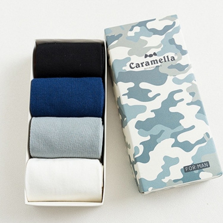 Подарочный набор мужских носков "Камуфляж" E 53784, Caramella