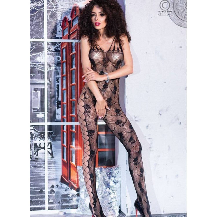 Боди комбинезон сетка 4261 Bodystocking, ChiliRose