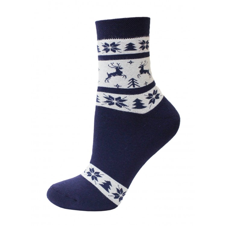 Носки женские хлопковые 15С1408 160 Arctic (6 шт.) dark blue, Conte