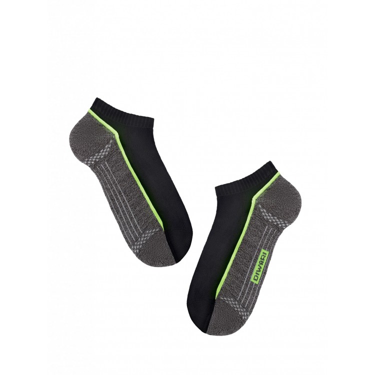 Носки мужские спортивные 15С-44СП "DiWaRi" Active-black/dark grey, Conte
