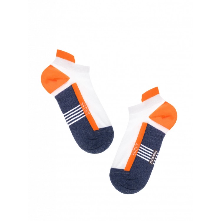 Носки мужские 16С-72СП "DiWaRi" Active-jeans/orange, Conte