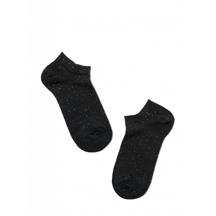 Ультракороткие спортивные женские носки из хлопка Active 16С-62СП-black, Conte Ультракороткие спортивные женские носки из хлопка Active 16С-62СП-black, Conte