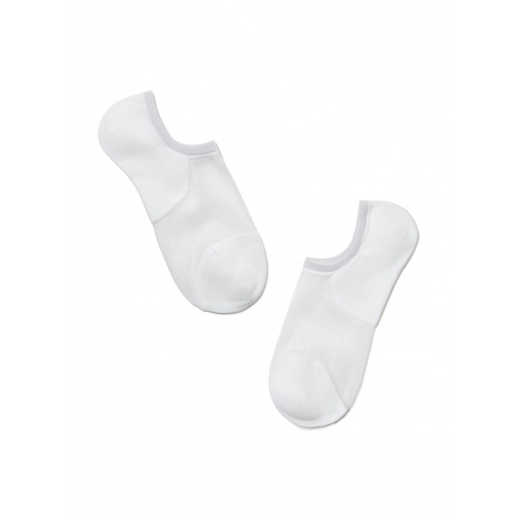 Ультракороткие носки из хлопка 18С-4СП Active-white, Conte