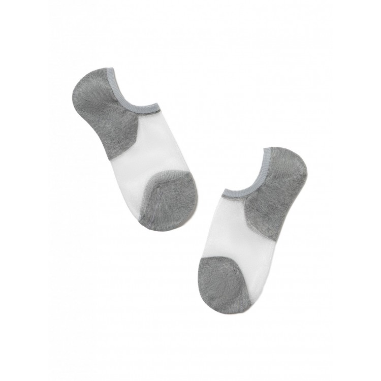 Ультракороткие носки из хлопка 18С-4СП Active-gray, Conte