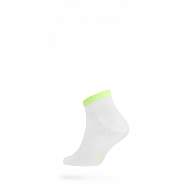 Носки мужские укороченные 7С-37СП 068 "DiWaRi" Active-white/light green, Conte