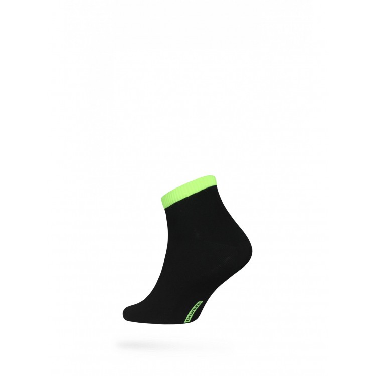 Носки мужские укороченные 7С-37СП 068 "DiWaRi" Active-black/light green, Conte