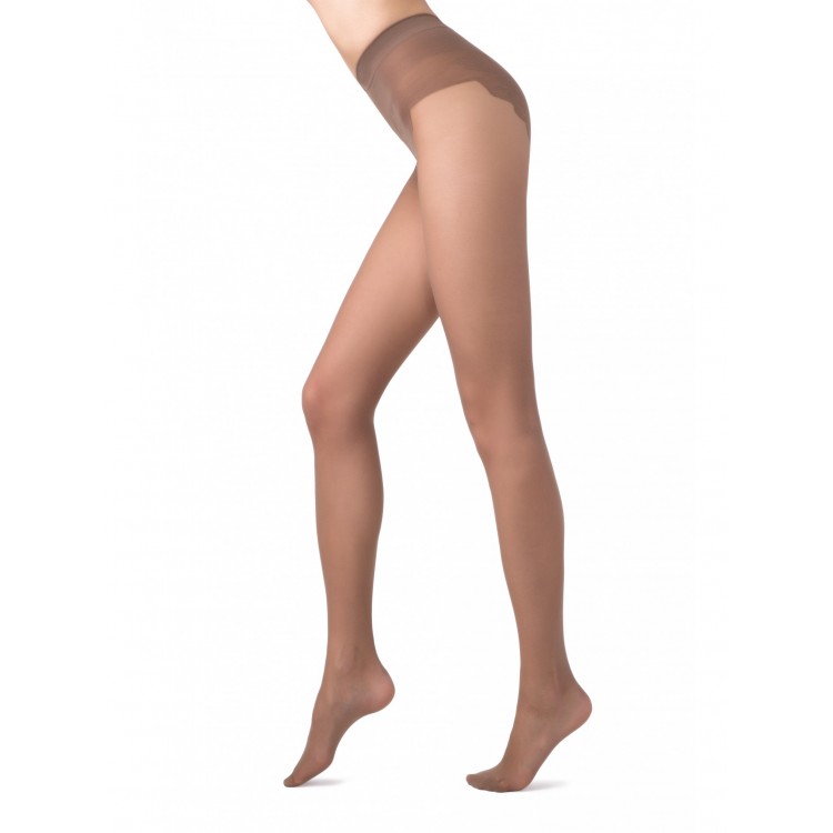 Колготки женские с ажурными трусиками Bikini 40-shade, Conte