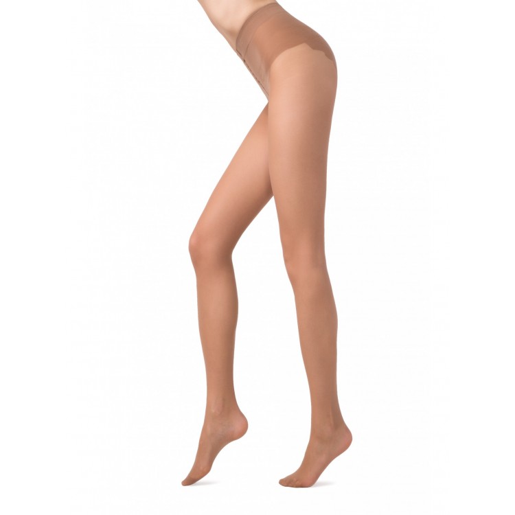 Колготки женские с ажурными трусиками Bikini 20-bronz, Conte