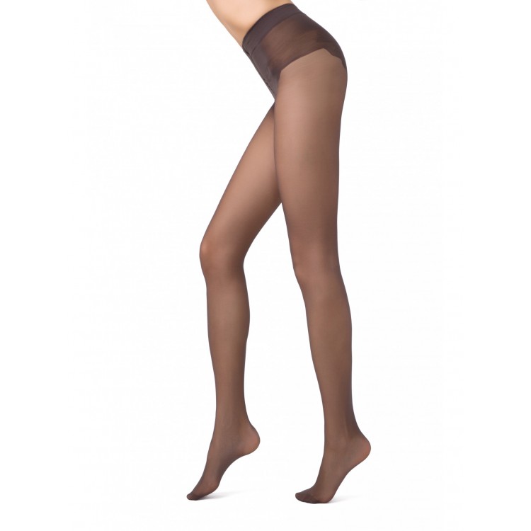 Колготки женские с ажурными трусиками Bikini 20-mocca, Conte