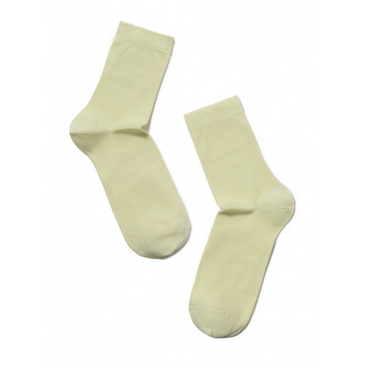 Вискозные однотонные женские носки 13С-64СП Classic-light green, Conte