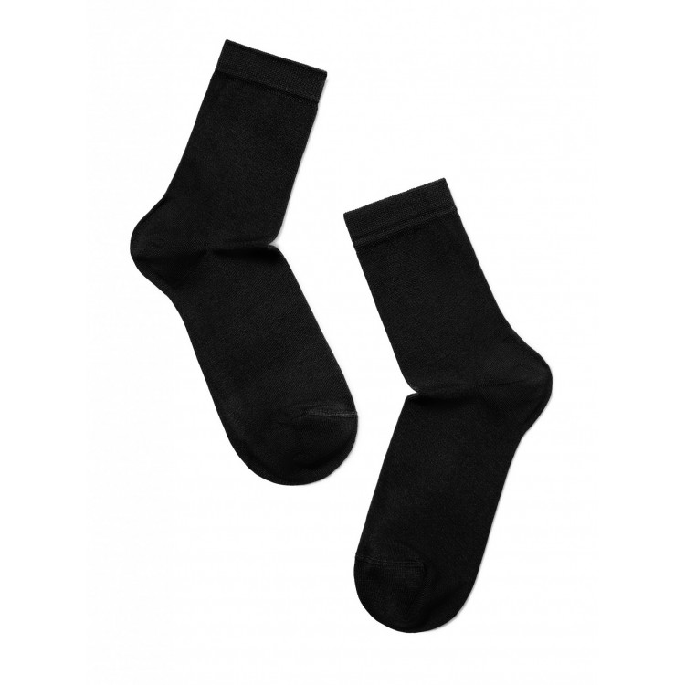 Вискозные однотонные женские носки 13С-64СП Classic-black, Conte
