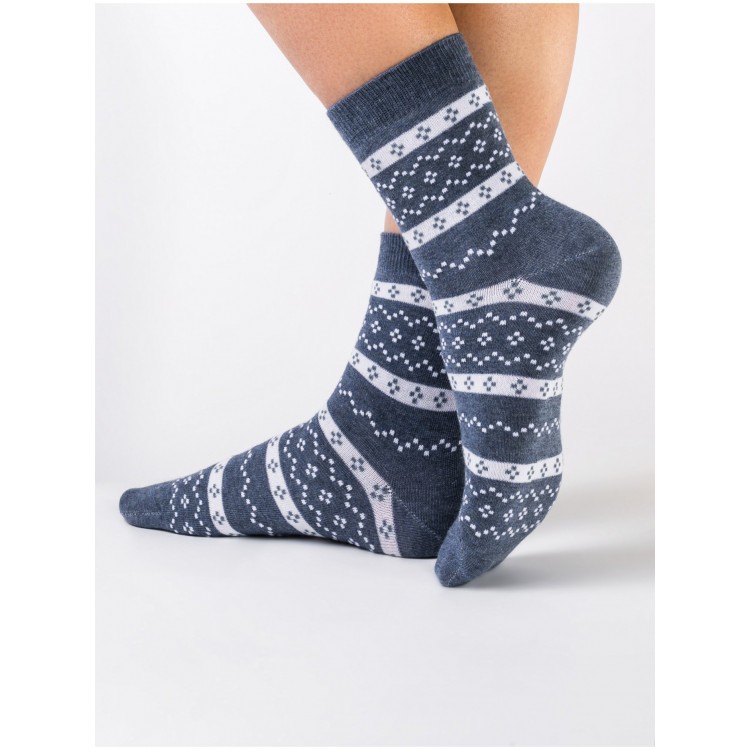 Классические женские носки из хлопка 15С-15СП 062 Classic-jeans, Conte