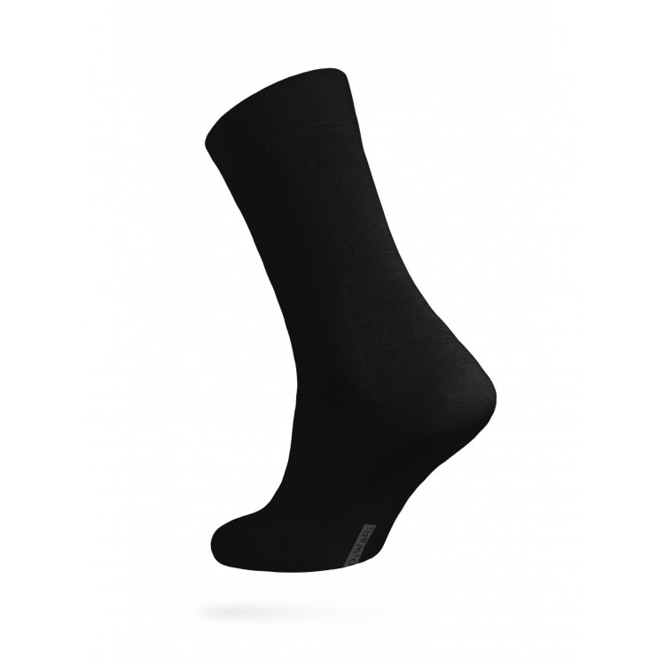 Классические мужские носки из хлопка 5С-08СП 000 "DiWaRi" Classic-black, Conte
