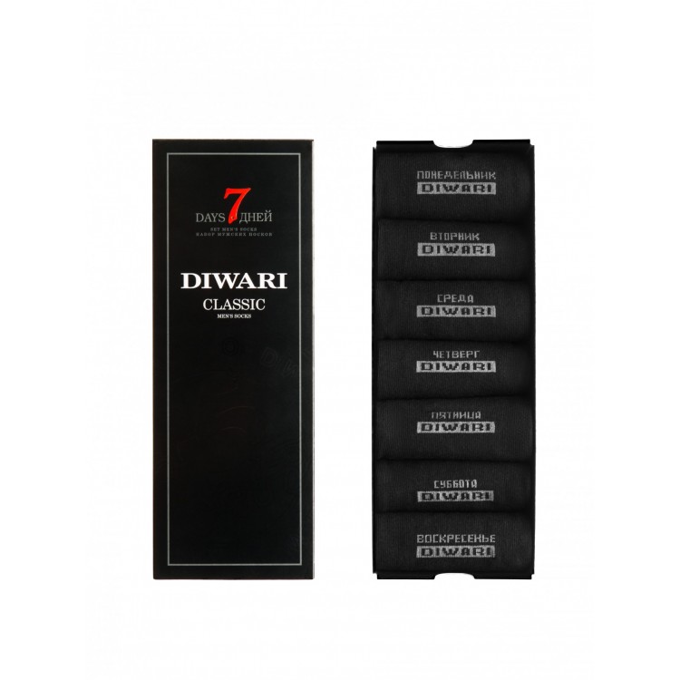 Набор мужских носок DiWaRi" Classic 5С-08СП 7пар., Conte