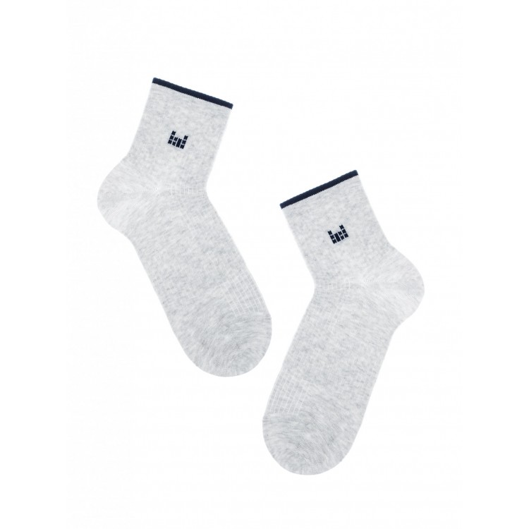 Укороченные спортивные мужские носки 13С-17СП "DiWaRi" Active-light grey, Conte