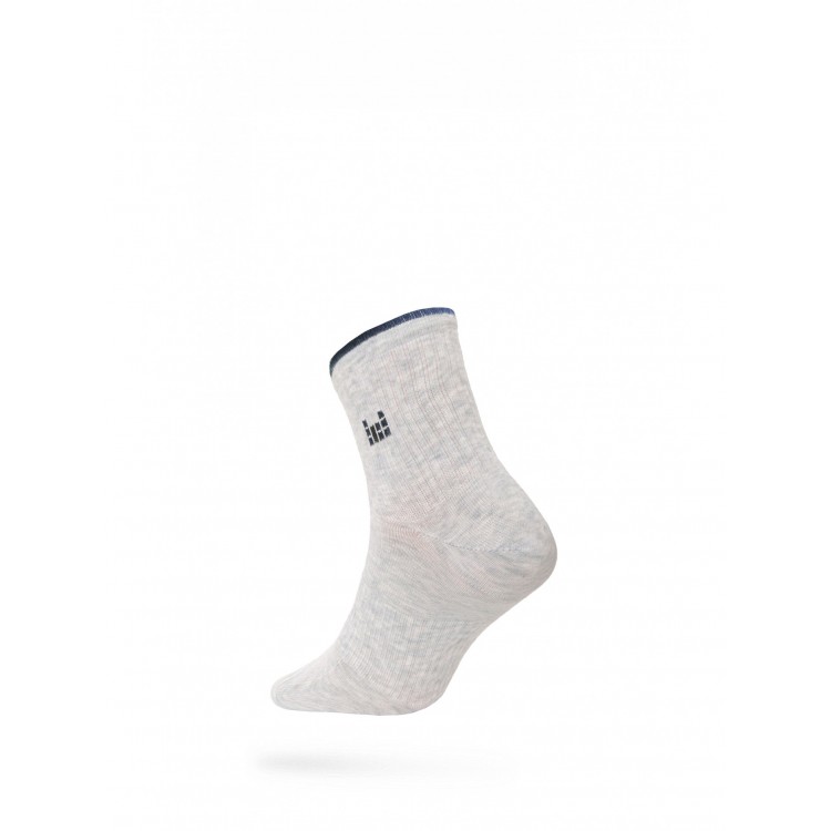 Укороченные спортивные мужские носки 13С-17СП "DiWaRi" Active-light grey, Conte