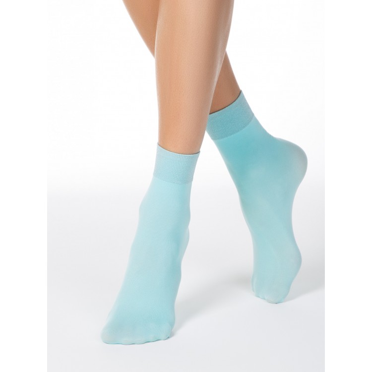 Носки женские с люрексом FANTASY 16С-128СП-turquoise, Conte