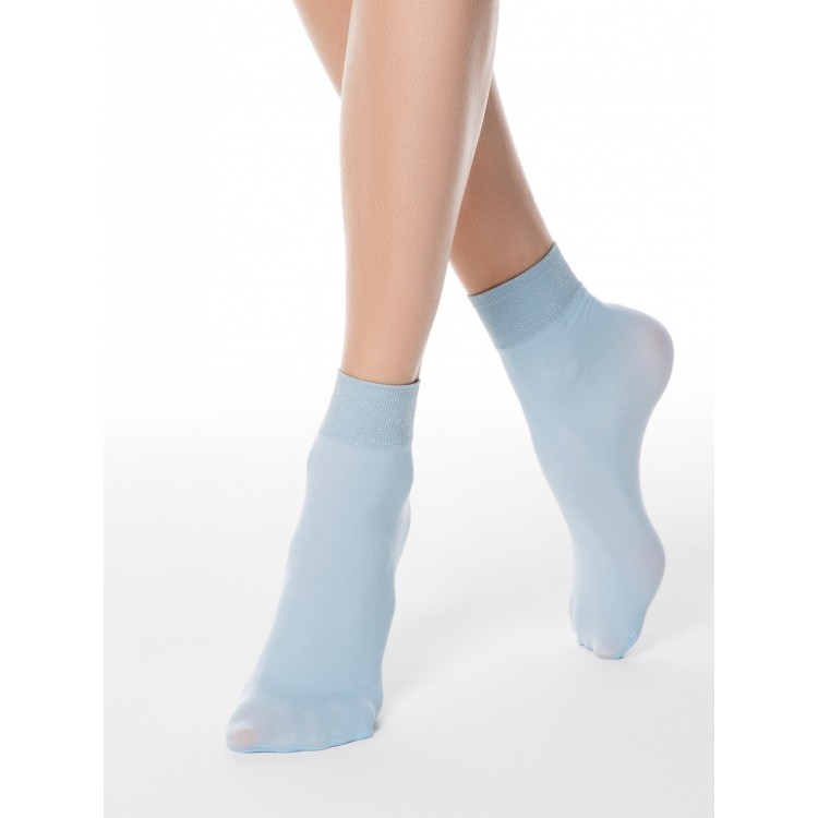 Носки женские с люрексом FANTASY 16С-128СП-light blue, Conte
