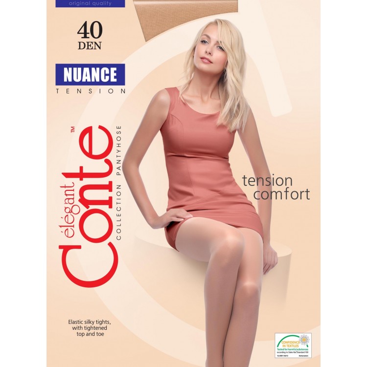 Колготки женские матовые Nuance 40-bronz, Conte