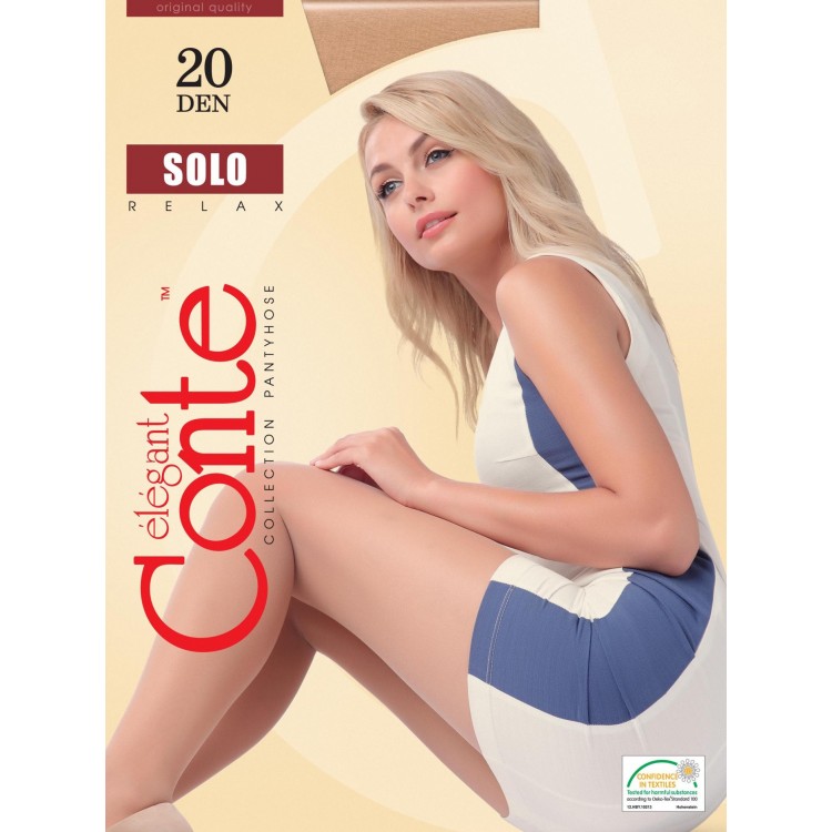 Колготки женские полуматовые Solo 20-beige, Conte