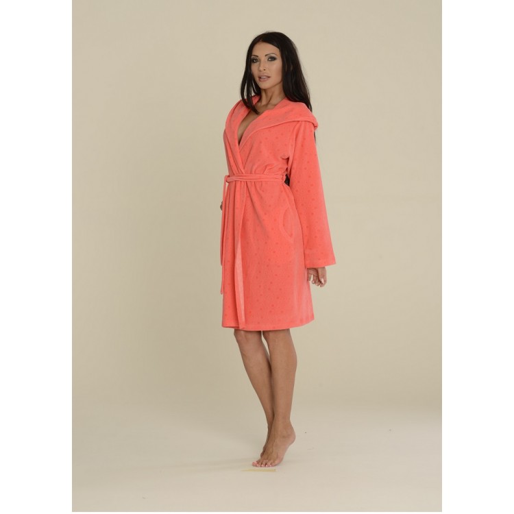 Коралловый халат 542 CERISE coral, DELAFENSE