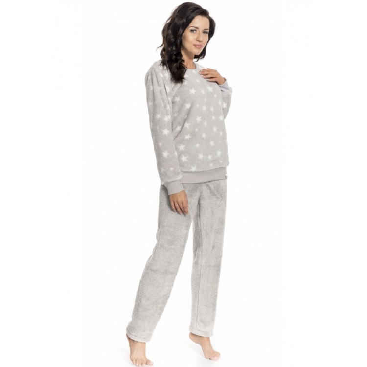 Женская пижама с брюками PS.9165grey, DOBRA NOCHKA