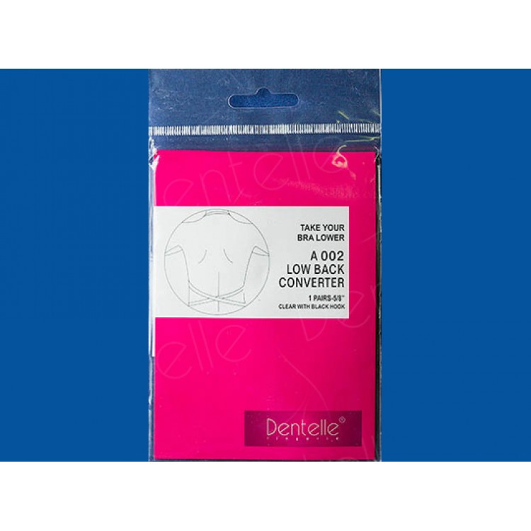 Бретель силиконовая, понижающая застежку A002, Dentelle