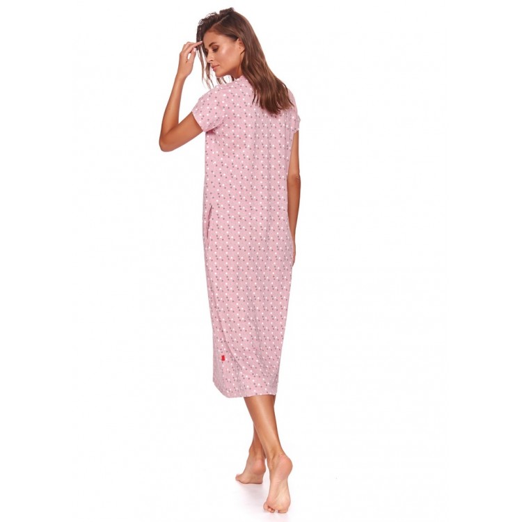 Трикотажная ночная сорочка 4119 TM pink, Dobra Nochka