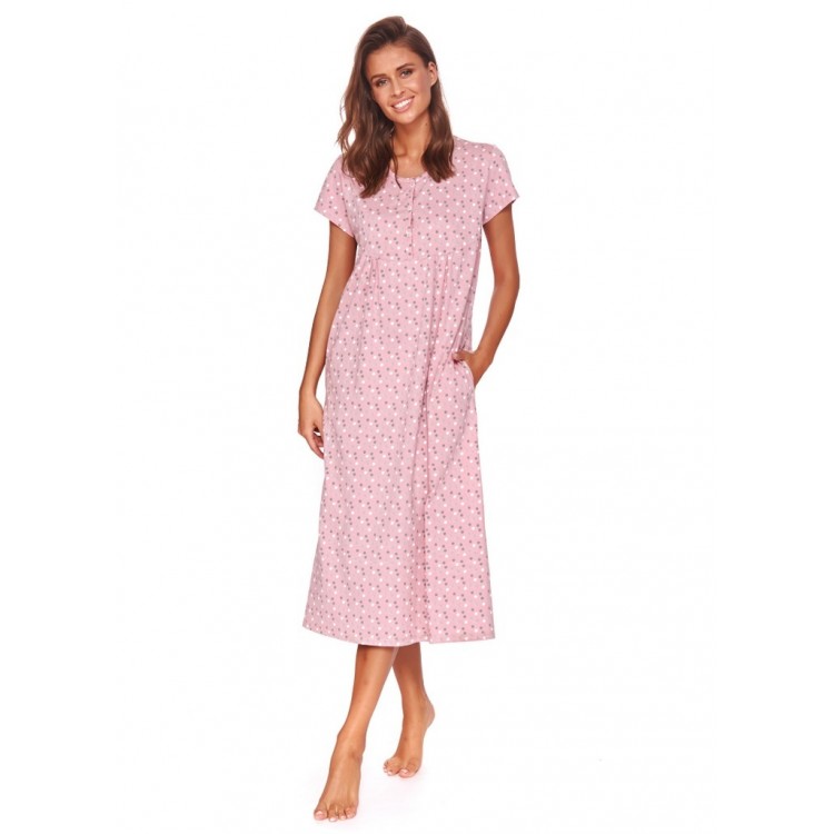 Трикотажная ночная сорочка 4119 TM pink, Dobra Nochka