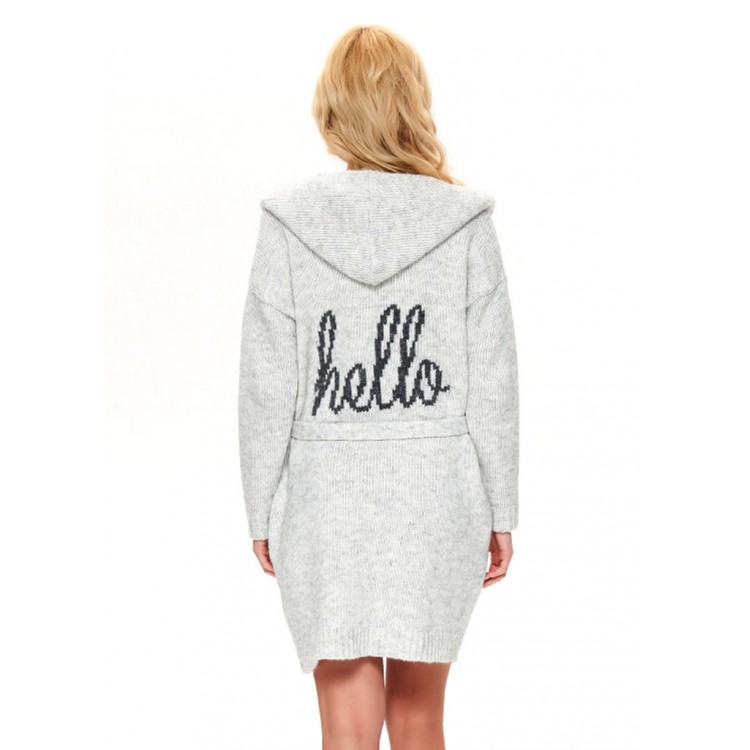 Кардиган женский домашний 9757 SWW grey, Dobra Nochka