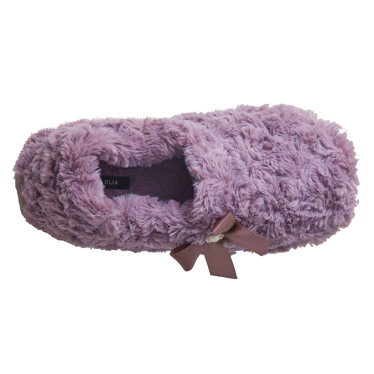 Домашние тапочки из искусственного меха 57130-lilac "Гламур", Elia