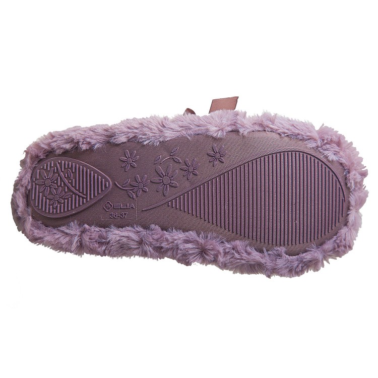 Домашние тапочки из искусственного меха 57130-lilac "Гламур", Elia