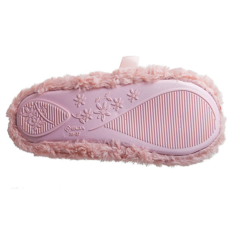 Домашние тапочки из искусственного меха 57130-pink "Гламур", Elia