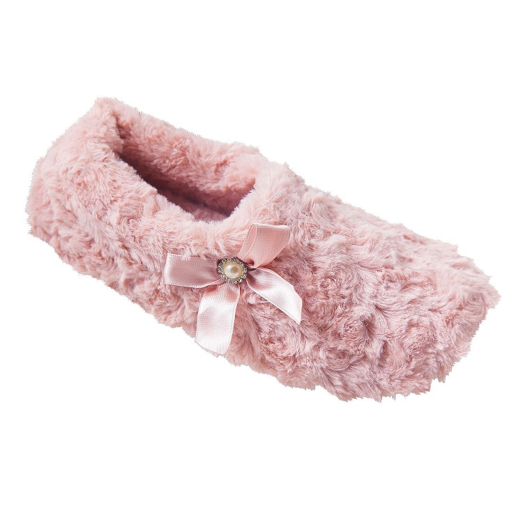 Домашние тапочки из искусственного меха 57130-pink "Гламур", Elia