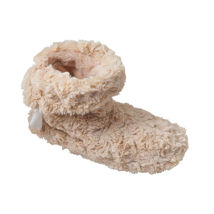Домашние сапожки из искусственного меха 57131-beige "Гламур", Elia