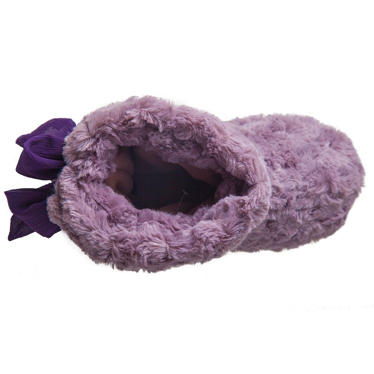Домашние сапожки из искусственного меха 57131-lilac "Гламур", Elia
