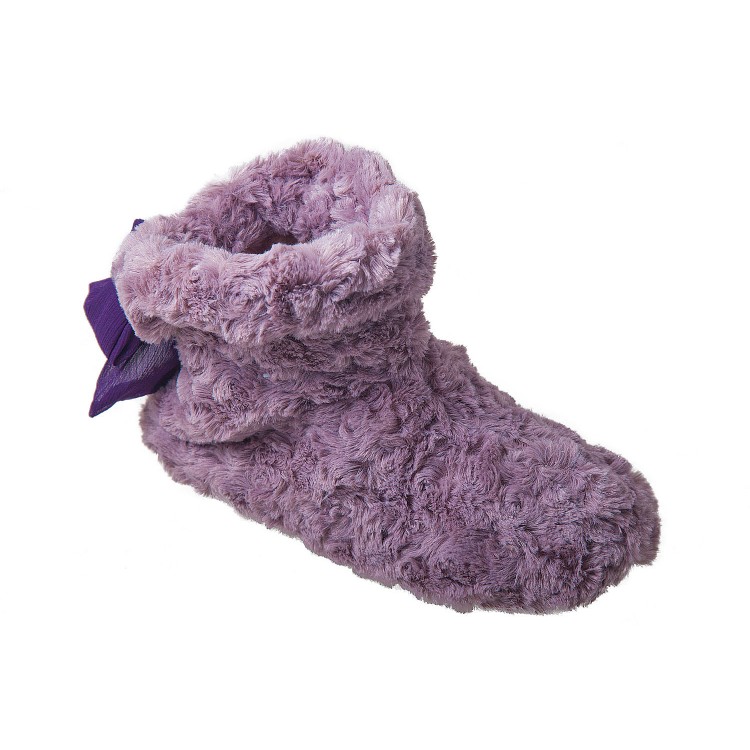 Домашние сапожки из искусственного меха 57131-lilac "Гламур", Elia
