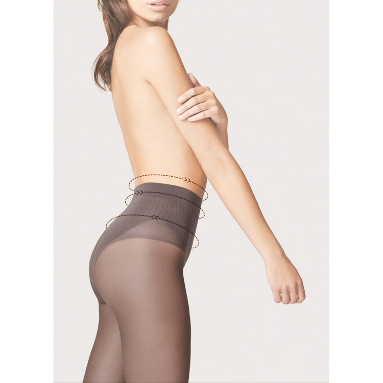 Женские корректирующие колготки 40 den 5113/M BIKINI FIT черный, FIORE