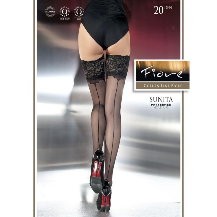 Женские фантазийные чулки 20 den SUNITA, FIORE