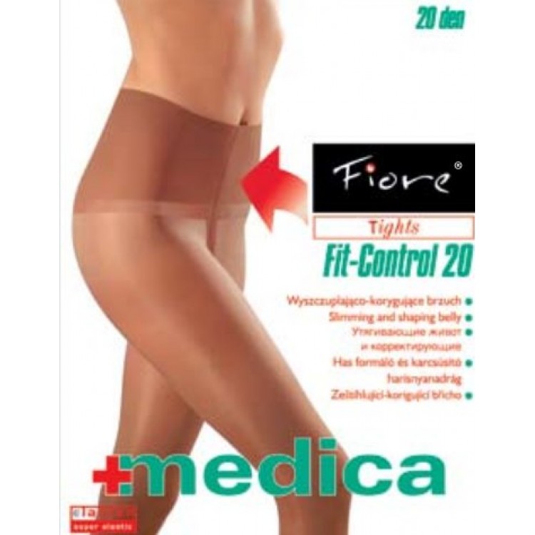 Женские корректирующие колготки 20 den 5104/M FIT CONTROL коричневый, FIORE