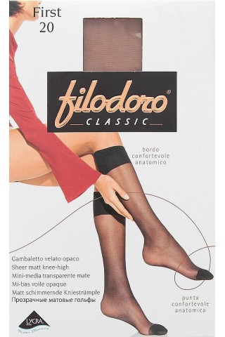 Гольфы First 20 - nero, Filodoro Classic